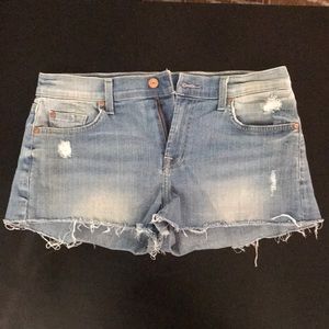 7FAM cut Jean shorts